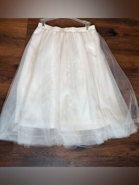 White Tulle Skirt